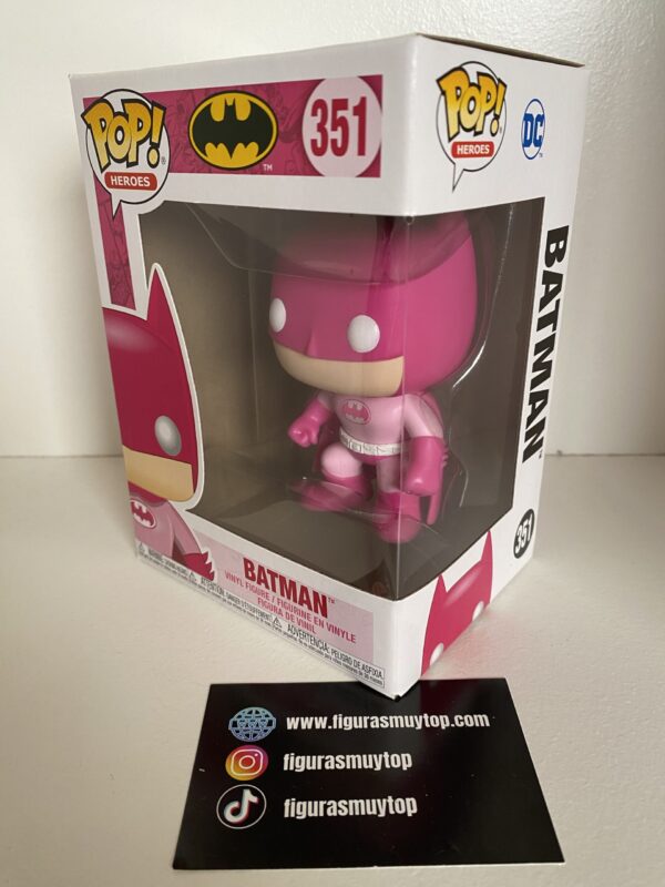 Funko pop Batman Breast Cancer Awareness Pop 351 DC Super Heroes - Imagen 2