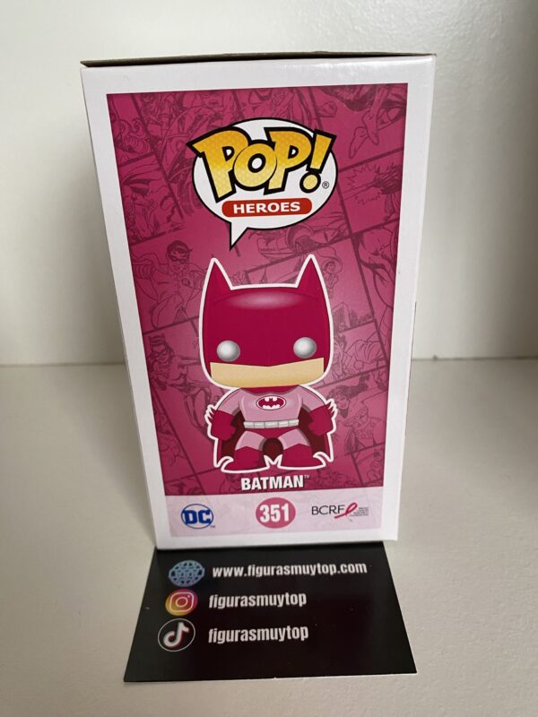 Funko pop Batman Breast Cancer Awareness Pop 351 DC Super Heroes - Imagen 3