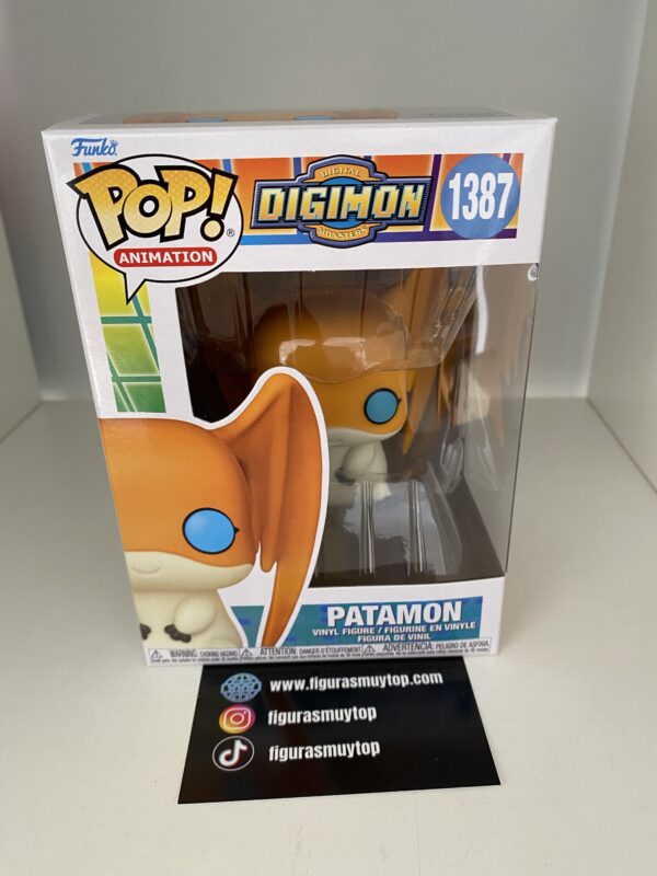 funko pop patamon 1387 digimon - Imagen 2