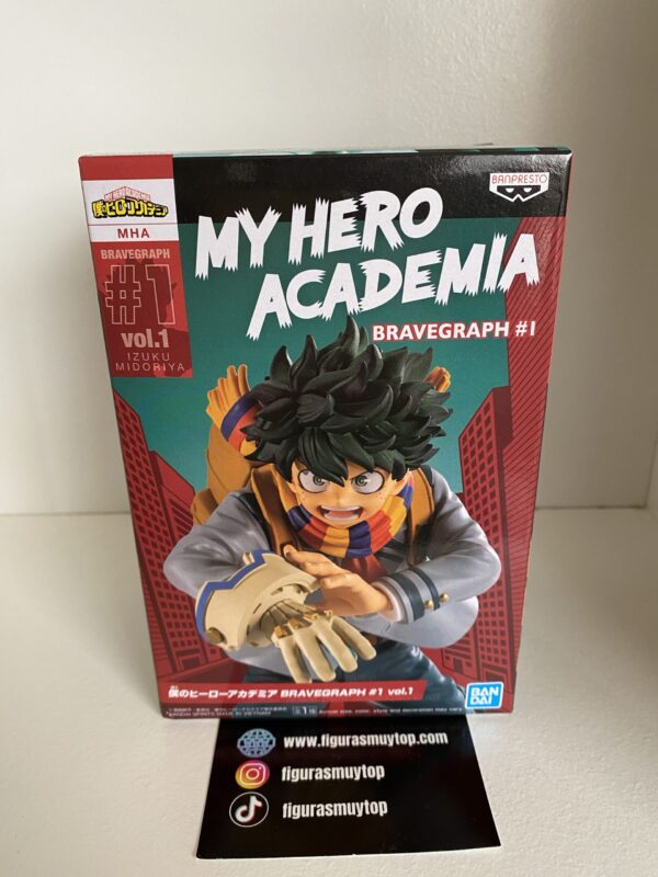 Figura Bravegraph vol.1  My Hero Academia Izuku Midoriya - Imagen 2