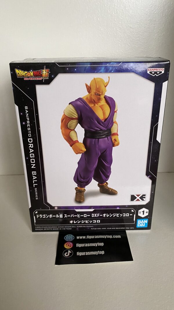 Figura Dragon Ball Super SUPER HERO DXF ORANGE PICCOLO - Imagen 4