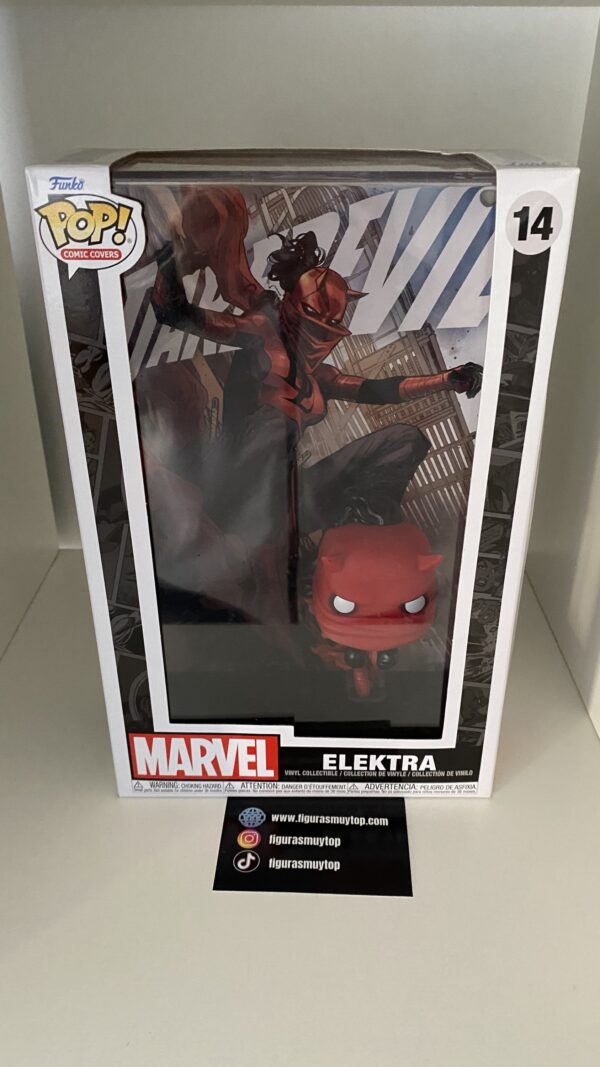 Funko POP Comic Cover Marvel Daredevil Elektra 14 - Imagen 2