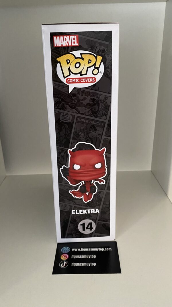 Funko POP Comic Cover Marvel Daredevil Elektra 14 - Imagen 4