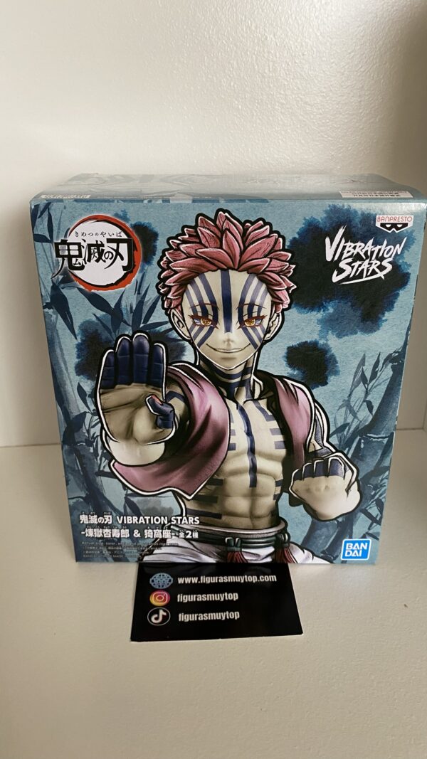 Figura Demon Slayer: Kimetsu No Yaiba VIBRATION STARS Luna superior Akaza - Imagen 2