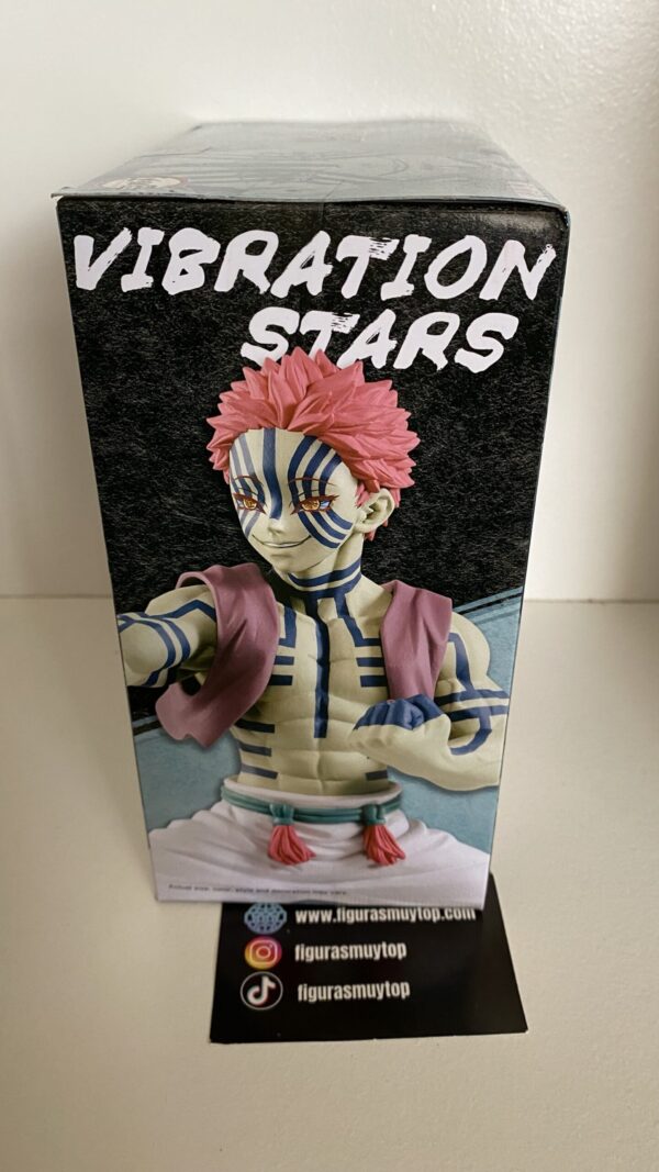 Figura Demon Slayer: Kimetsu No Yaiba VIBRATION STARS Luna superior Akaza - Imagen 5