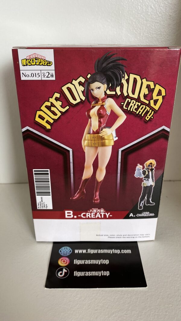 Figura MY HERO ACADEMIA Age of heroes Creaty MOMO YAOYOROZU 19cm - Imagen 3