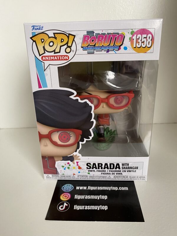 funko pop Sarada with sharingan 1358 Boruto