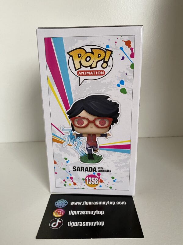 funko pop Sarada with sharingan 1358 Boruto - Imagen 4