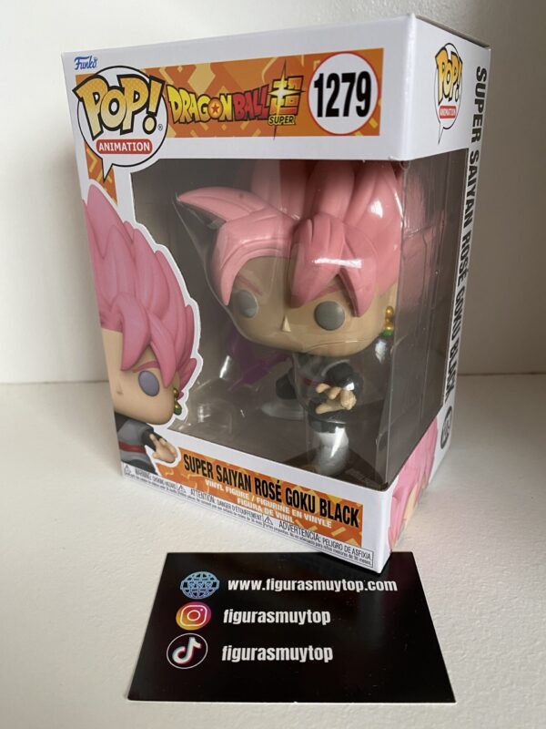 Funko POP Dragon Ball Super Super Saiyan Rose Goku Black 1279 - Imagen 2
