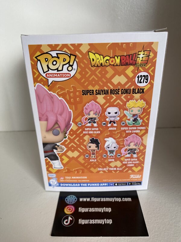 Funko POP Dragon Ball Super Super Saiyan Rose Goku Black 1279 - Imagen 4