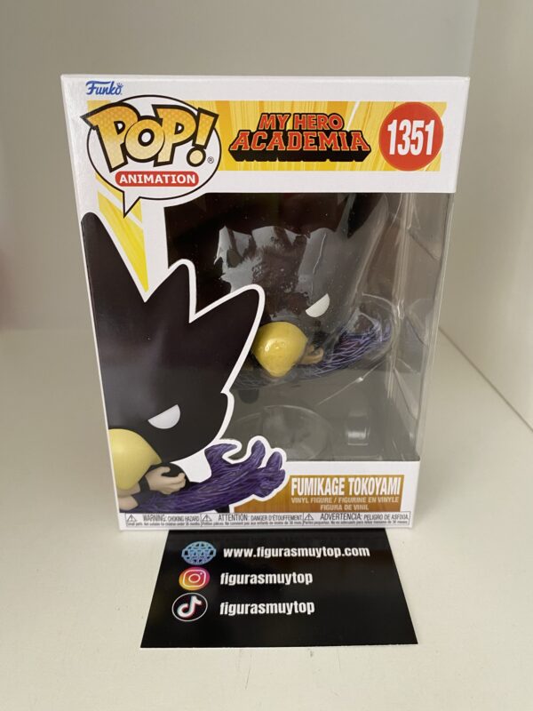 Funko POP My Hero Academia Fumikage Tokoyami 1351 - Imagen 2