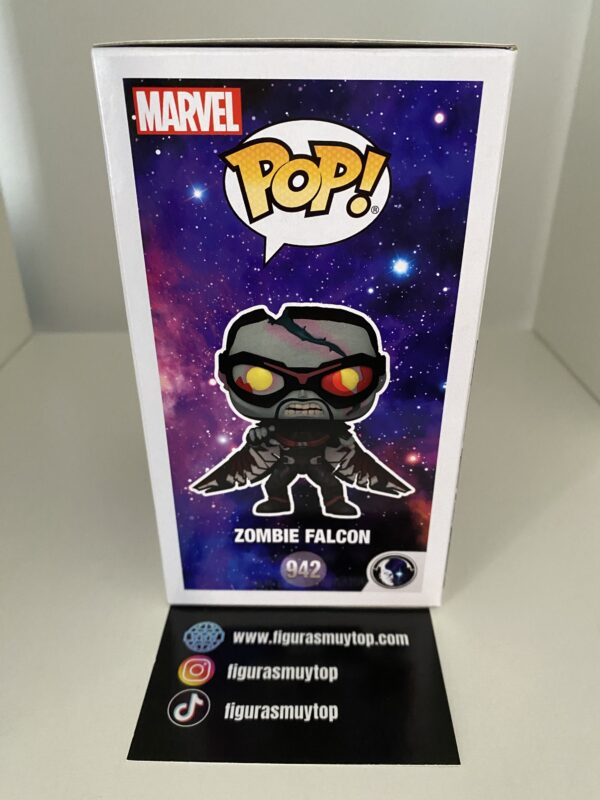 Funko POP Zombie Falcon 942 marvel what if...? - Imagen 4