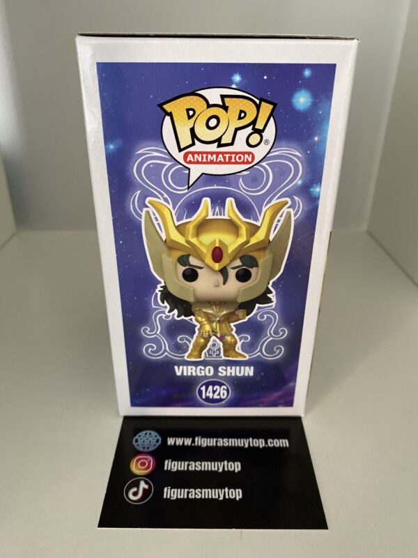 Funko POP Saint Seiya Knights of the Zodiac Virgo Shun 1426 - Imagen 4