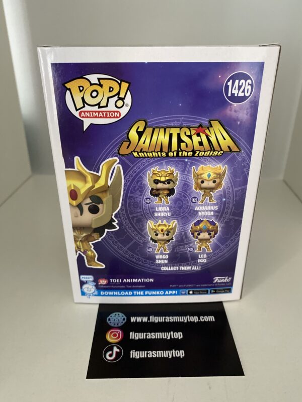 Funko POP Saint Seiya Knights of the Zodiac Virgo Shun 1426 - Imagen 5