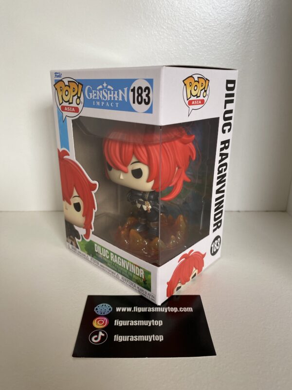 Funko POP Genshin Impact 2 Diluc Ragnvindr 183 Asia - Imagen 3