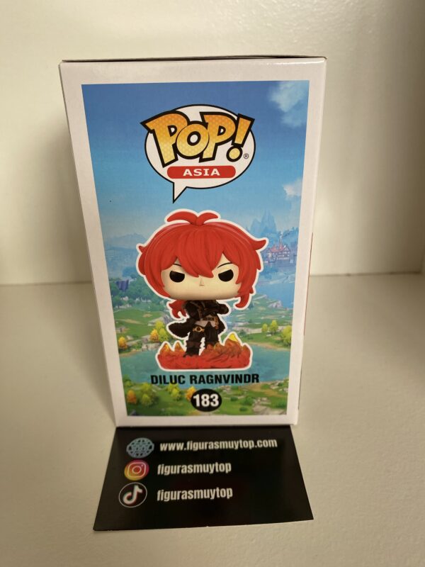 Funko POP Genshin Impact 2 Diluc Ragnvindr 183 Asia - Imagen 4