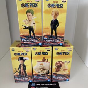 Set 5 Figuras WORLD COLLECTABLE FIGURE Vol.2 (A Netflix Series ONE PIECE)