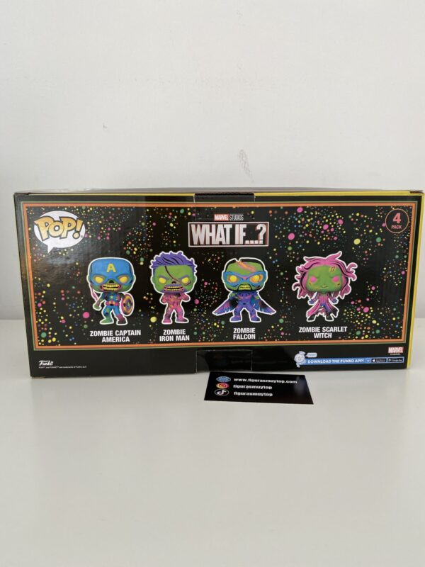 Blister 4 figuras Funko POP Marvel What If...? Exclusive - Imagen 4