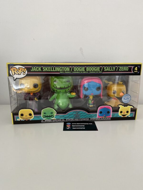 Blister 4 figuras Funko POP Disney Pesadilla Antes de Navidad Exclusive - Imagen 2