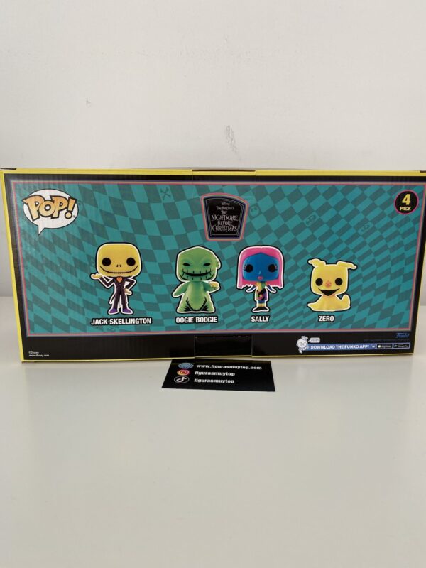 Blister 4 figuras Funko POP Disney Pesadilla Antes de Navidad Exclusive - Imagen 4