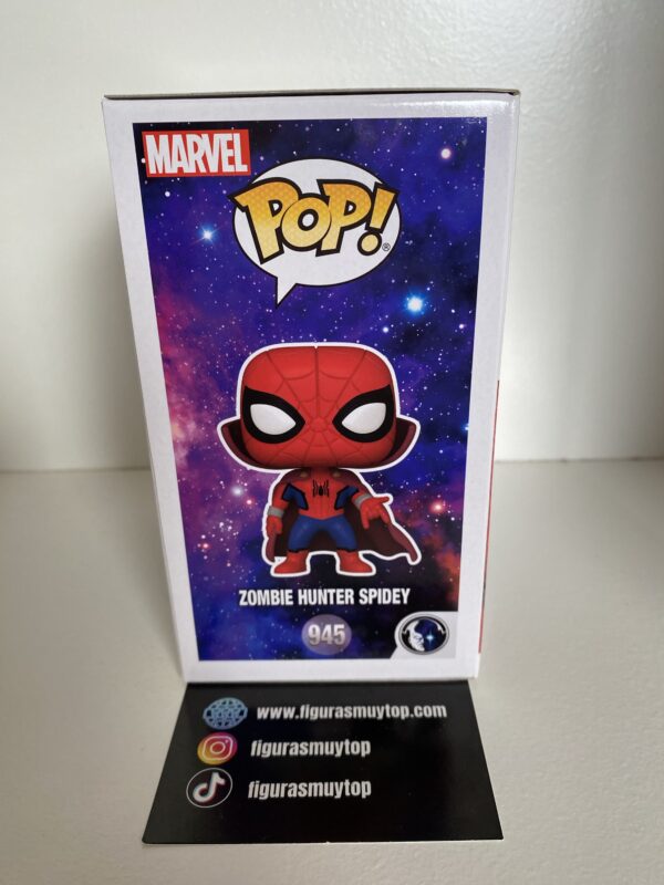 Funko POP! 945 What If - Zombie Hunter Spidey - Marvel - Imagen 4