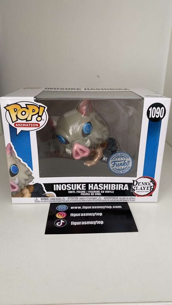 Funko POP Demon Slayer Kimetsu no Yaiba Inosuke Hashibira Exclusive 1090 - Imagen 2