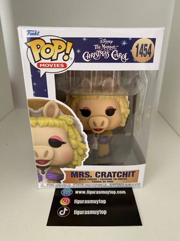 Funko pop disney the muppet  Christmas Carol Mrs Cratchit 1454 cerdita peggy - Imagen 2