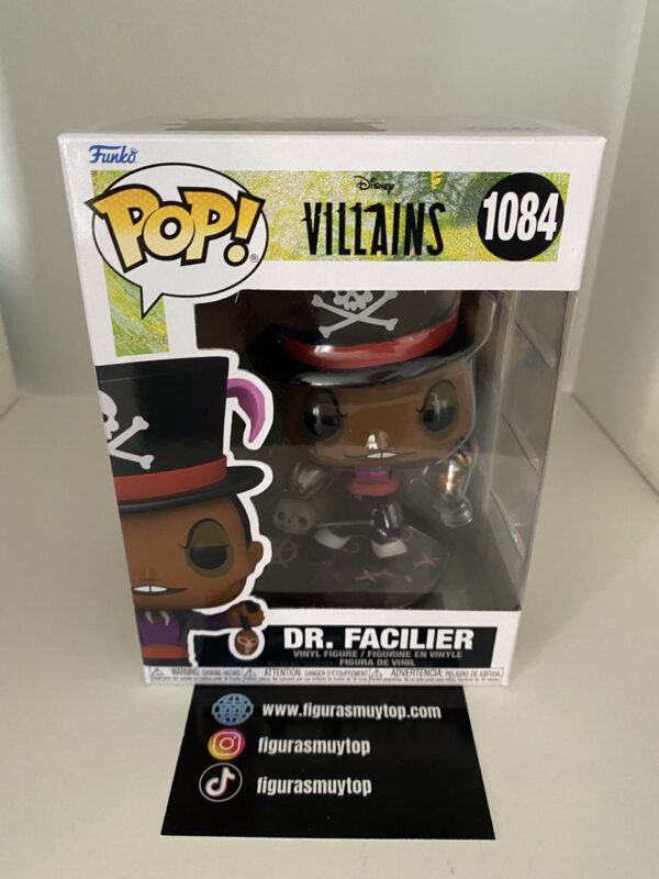 Funko POP Dr Facilier 1084 Disney villains - Imagen 2
