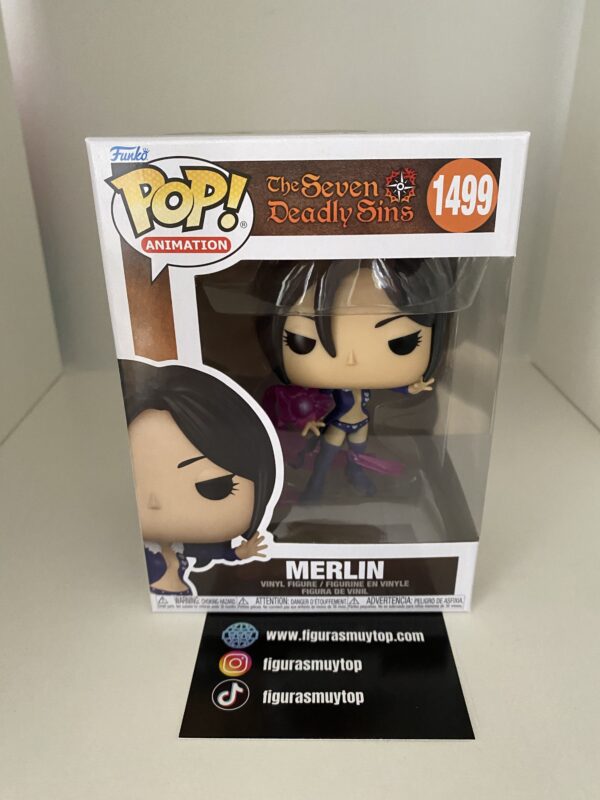 Funko Figura POP The Seven Deadly Sins Merlin 1499 - Imagen 2