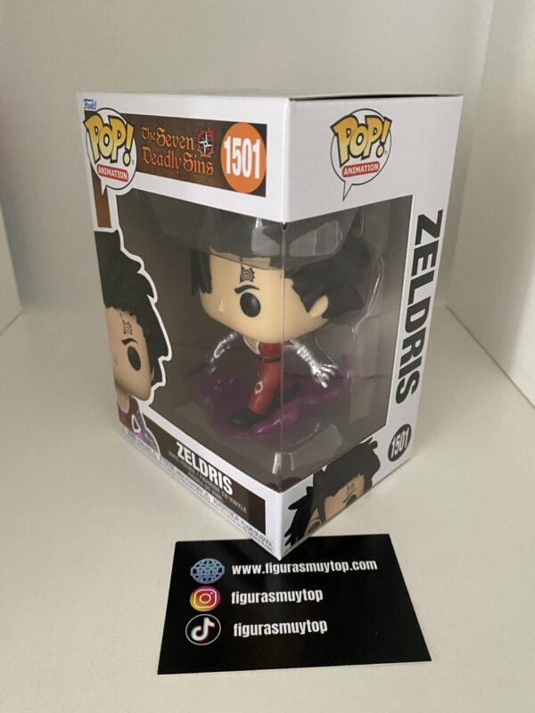 Funko Figura POP The Seven Deadly Sins Zeldris 1501 - Imagen 3