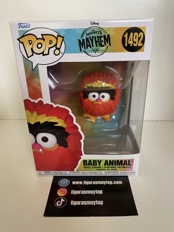 Funko Figura POP Disney The Muppets Mayhem Baby Animal 1492 - Imagen 2