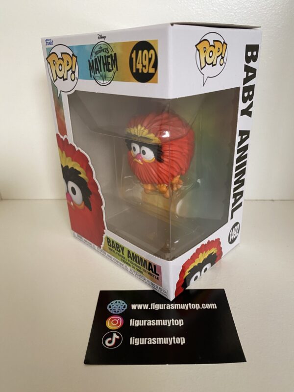 Funko Figura POP Disney The Muppets Mayhem Baby Animal 1492 - Imagen 3