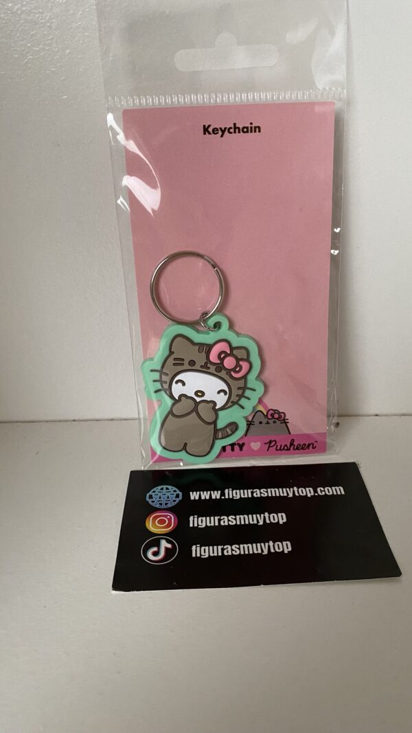 Llavero Hello Kitty Pusheen DRESS UP keyring - Imagen 2