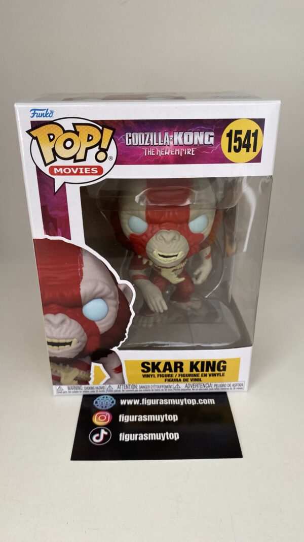 Funko Figura POP Godzilla y Kong El nuevo imperio Skar King 1541 - Imagen 2