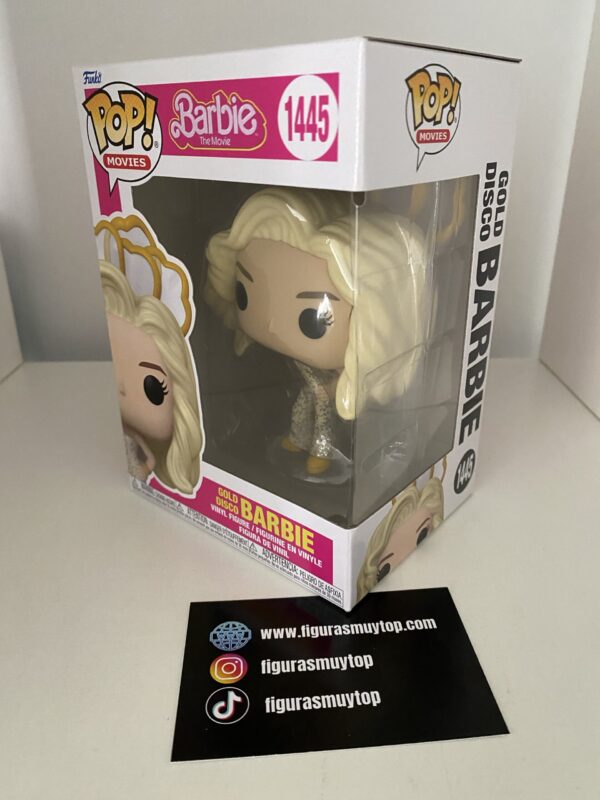 Funko POP Gold disco Barbie 1445 - Imagen 3