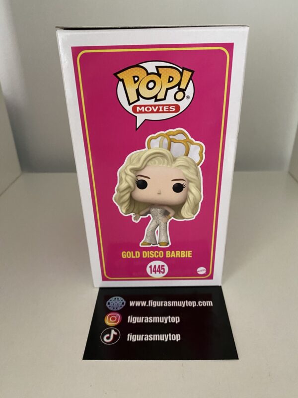 Funko POP Gold disco Barbie 1445 - Imagen 4