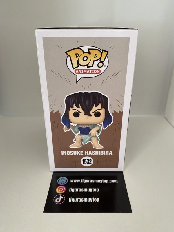 Funko Figura POP Demon Slayer Kimetsu no Yaiba Inosuke Hashibira 1532 - Imagen 4