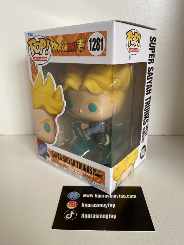 Funko Pop Super Saiyan Trunks 1281 Dragon Ball super - Imagen 3