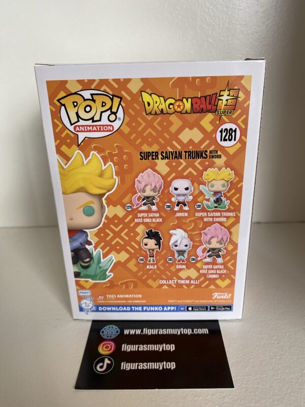 Funko Pop Super Saiyan Trunks 1281 Dragon Ball super - Imagen 5