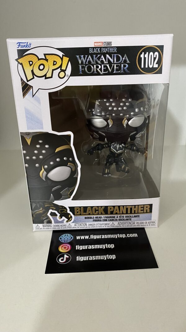 Funko Pop Black Panther 1102 Marvel Pantera Negra