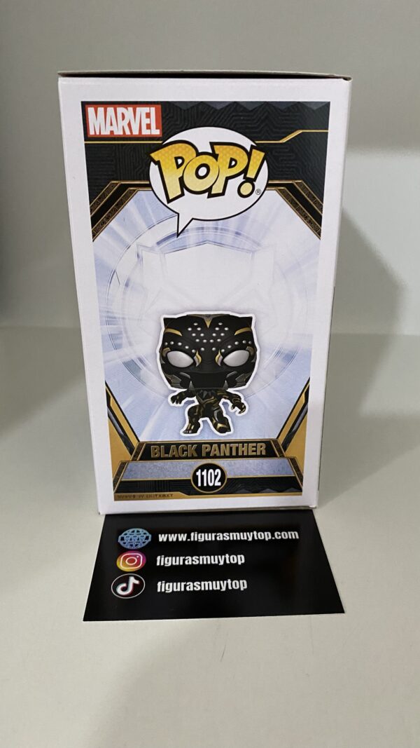 Funko Pop Black Panther 1102 Marvel Pantera Negra - Imagen 3