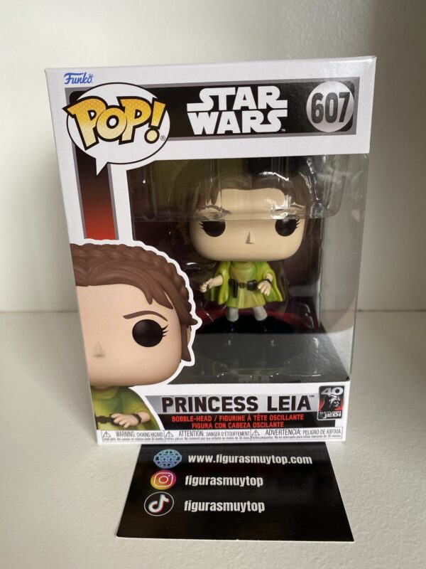 Funko Pop Star Wars Princess Leia 607 - Imagen 2