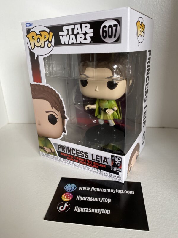 Funko Pop Star Wars Princess Leia 607 - Imagen 3