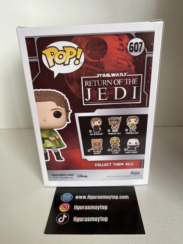 Funko Pop Star Wars Princess Leia 607 - Imagen 5