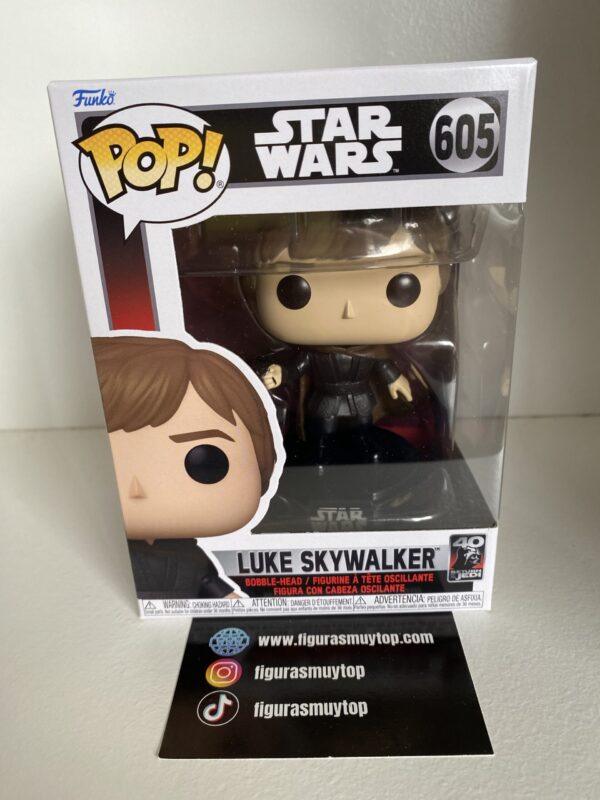 Funko Pop Star Wars Luke Skywalker 605 - Imagen 2