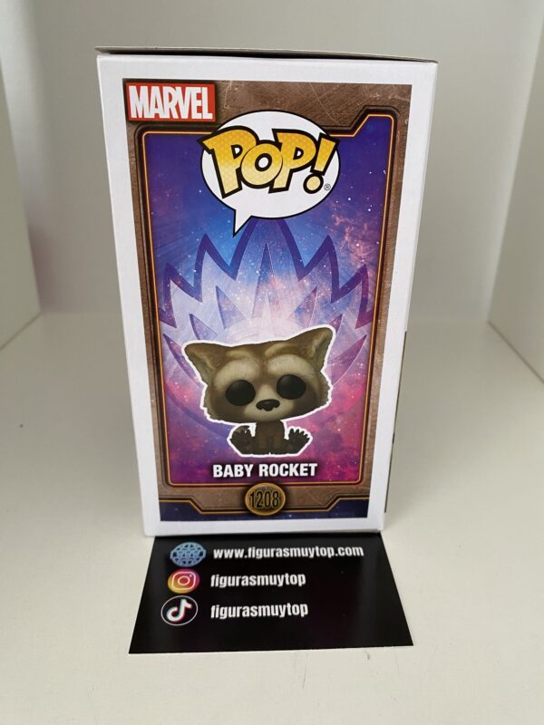 Funko POP Guardianes de la galaxia vol.3 Marvel Baby Rocket 1208 - Imagen 4