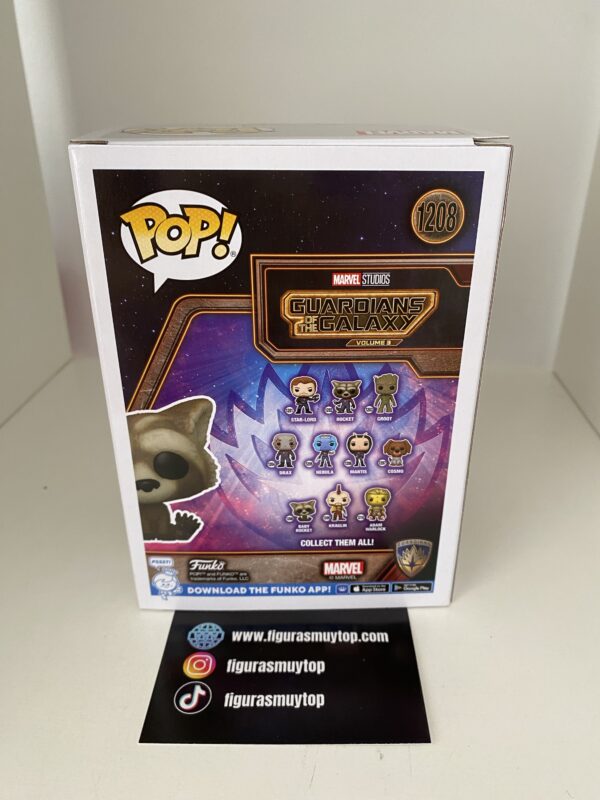 Funko POP Guardianes de la galaxia vol.3 Marvel Baby Rocket 1208 - Imagen 5