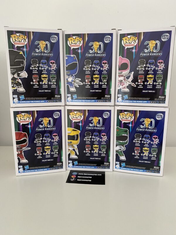 Funko POP Power Rangers 30th Anniversary bundle set de 6 - Imagen 3