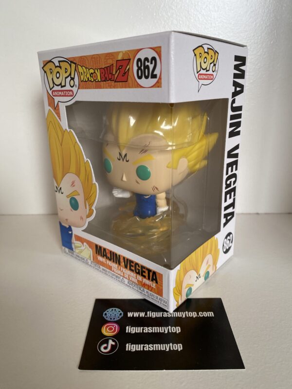 Funko pop dragon ball Z Majin Vegeta 862 - Imagen 3