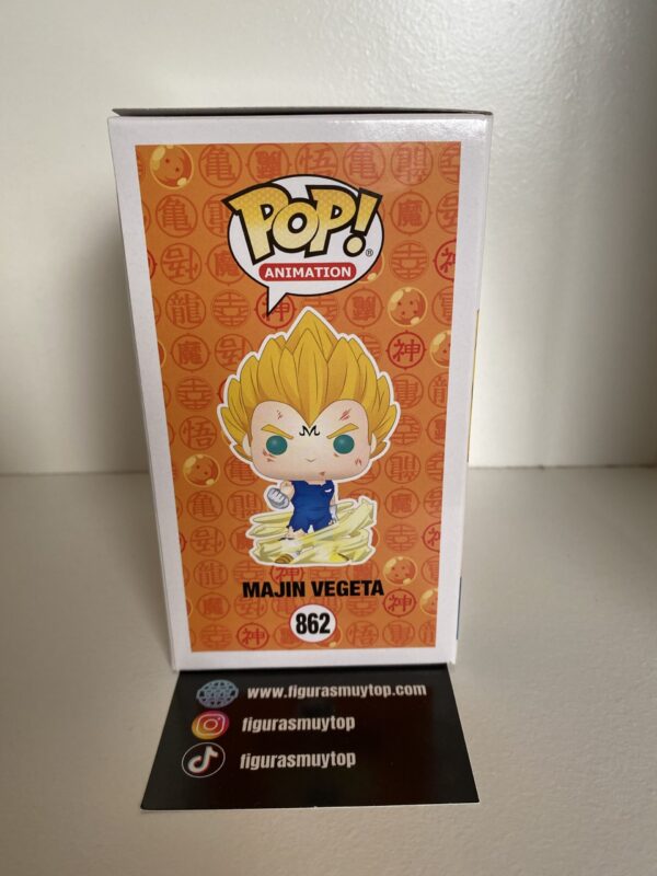 Funko pop dragon ball Z Majin Vegeta 862 - Imagen 4